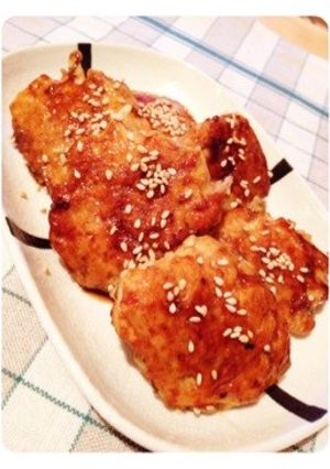 もやし入り鶏ひき肉の味噌つくね☆-レシピのメイン写真
