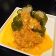 丸ごとピーマンの肉詰め