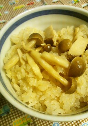 エリンギでウマー!なんちゃって松茸ごはん-レシピのメイン写真