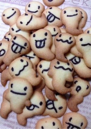 ハロウィンに！おばけクッキー-レシピのメイン写真