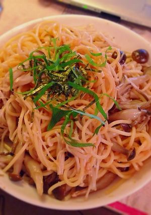 簡単ヘルシー★明太子きのこパスタ-レシピのメイン写真