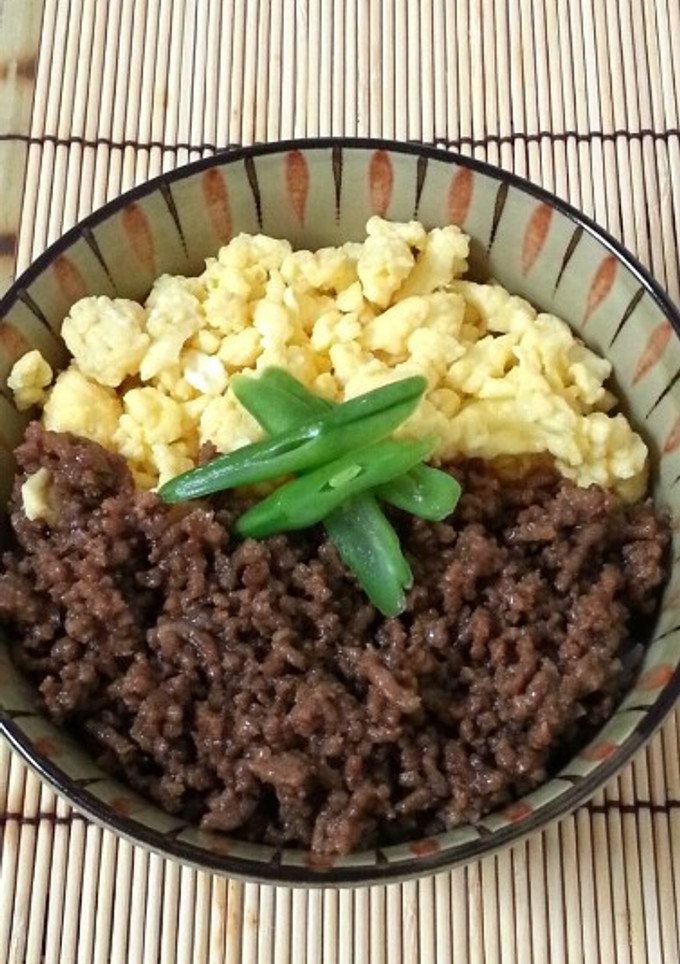 10分で簡単！ そぼろご飯-レシピのメイン写真