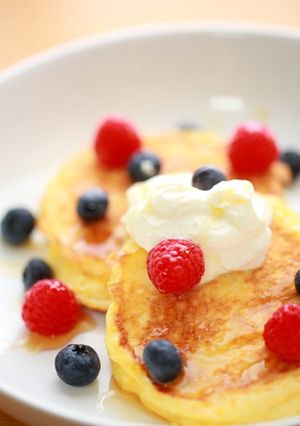 bills風　リコッタパンケーキ-レシピのメイン写真