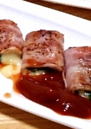 おつまみに！ベーコンチーズ巻き！-レシピのメイン写真