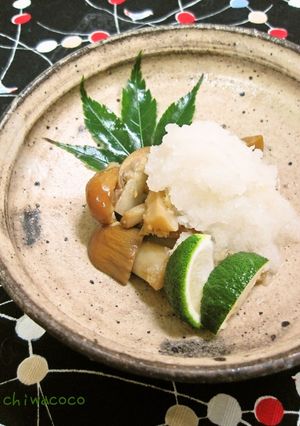 ショウゲンジのおろし和え-レシピのメイン写真