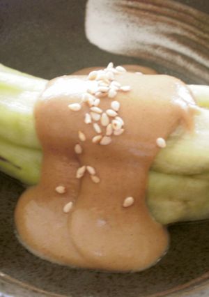 蒸し茄子の練り胡麻ソース-レシピのメイン写真