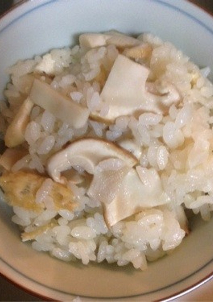 白だし＆だしつゆで！！簡単松茸ご飯♬-レシピのメイン写真