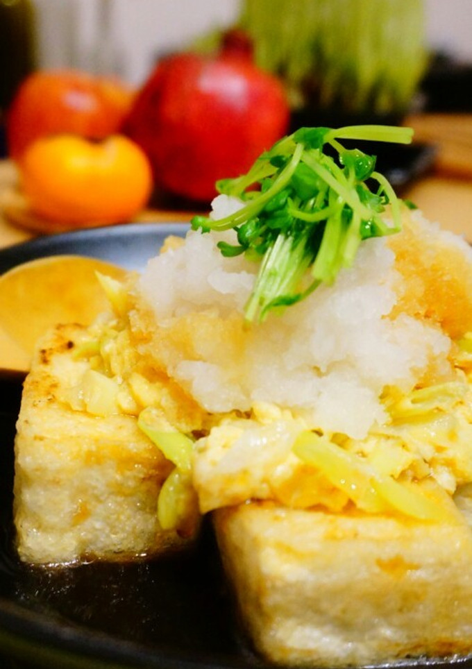 カリッと揚出し豆腐×ふんわりだし卵-レシピのメイン写真