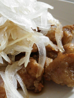 ★たっぷり玉ねぎと食べるヘルシー唐揚げ★-レシピのメイン写真