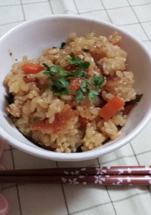 カレー風味の炊き込みご飯-レシピのメイン写真