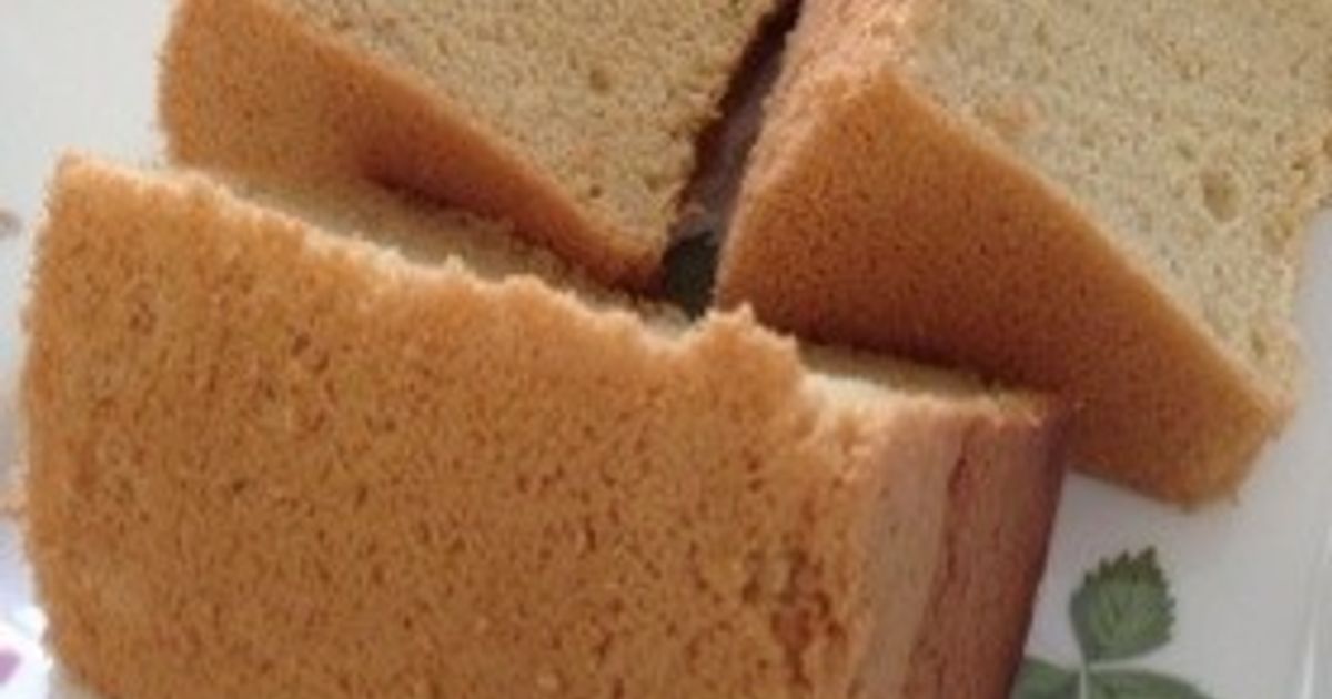 シフォンケーキ他ラム ラム酒シフォンケーキ17cm～砂糖・小麦不使用 レシピ・作り方