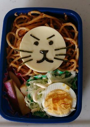 キャラ弁★スパゲティでライオン-レシピのメイン写真
