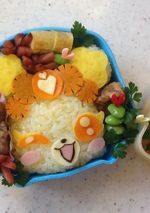 プリキュアのランスのキャラ弁♪♪-レシピのメイン写真