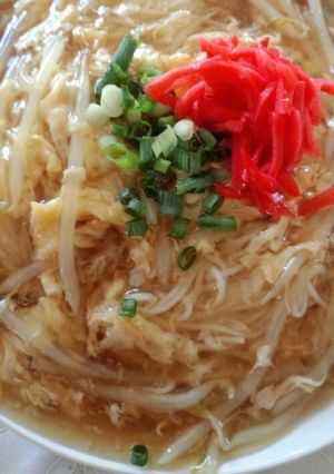 節約でもうまい！もやしあんかけ素麺-レシピのメイン写真