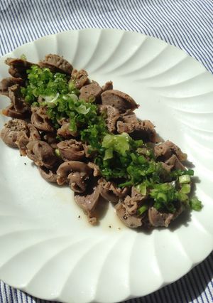簡単♪美味しい♪コリコリ砂肝のおつまみ-レシピのメイン写真