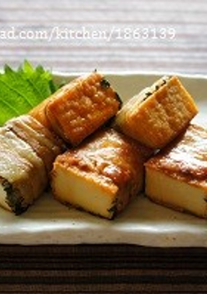 さっぱり照り焼き☆厚揚げと大葉の豚肉巻-レシピのメイン写真