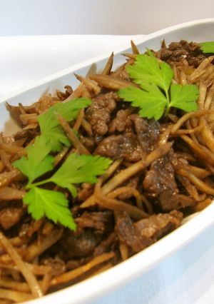牛肉と牛蒡の赤ワイン煮-レシピのメイン写真