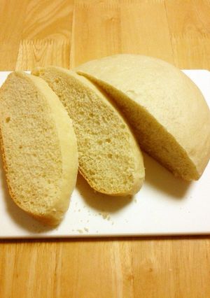 国産小麦粉と炊飯器で作る白いパン-レシピのメイン写真