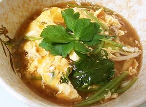 卵と三つ葉の簡単トロトロあんかけうどん-レシピのメイン写真