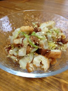 白菜と竹輪の鰹節和え-レシピのメイン写真