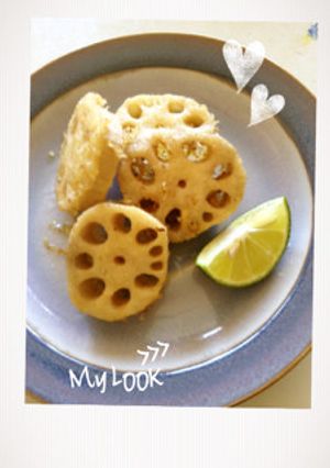 すだちdeレンコン天ぷら-レシピのメイン写真