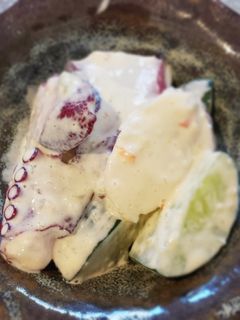 蛸ときゅうりの日向辛子マヨ和え-レシピのメイン写真