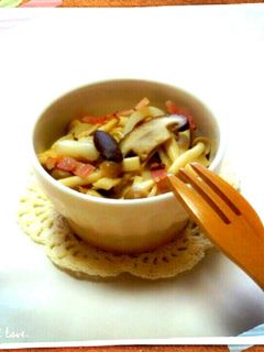 きのことベーコンの爽やかホットサラダ-レシピのメイン写真