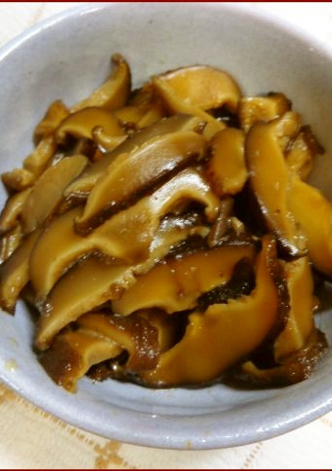 干し椎茸を甘く煮ておく-レシピのメイン写真