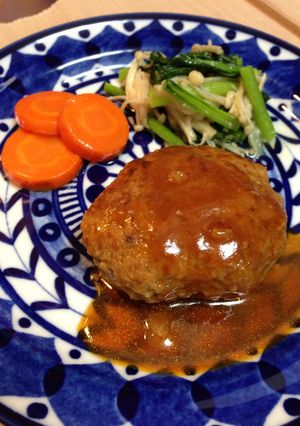 豚ひき肉で子ども喜ぶハンバーグ♪♪-レシピのメイン写真
