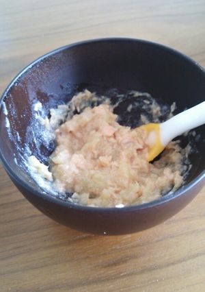 離乳食 中期 サツマイモと秋鮭のクリー-レシピのメイン写真