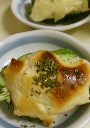 ピーマンとツナマヨのチーズ焼き-レシピのメイン写真
