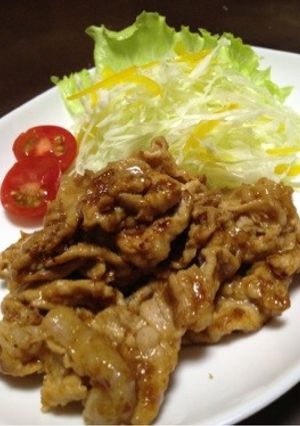 擦りゴマたっぶり豚の生姜焼き-レシピのメイン写真