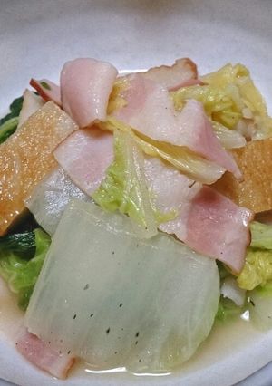 白菜とベーコンの煮物-レシピのメイン写真