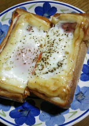 簡単☆目玉焼きトースト♪-レシピのメイン写真