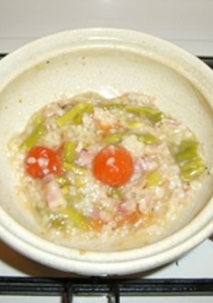 ベーコンとトマトの雑炊-レシピのメイン写真