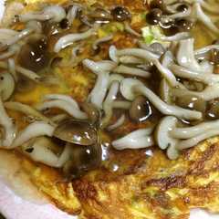 รูปของ キャベツオムレツ☆和風きのこあんかけ
