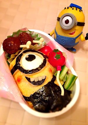 キャラ弁❤︎怪盗グルー、ミニオン弁当❤︎-レシピのメイン写真