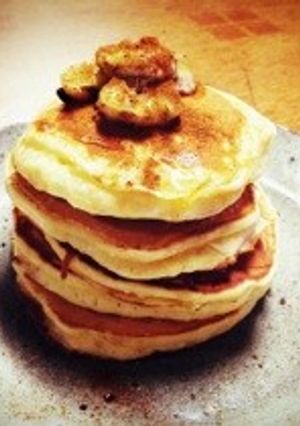 もちもちタワーパンケーキ-レシピのメイン写真