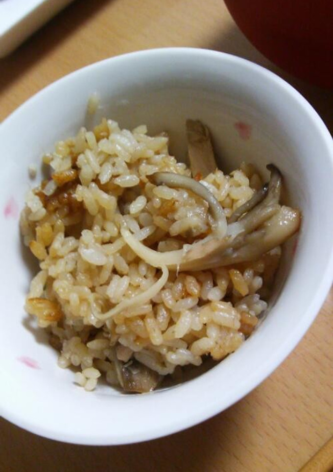 美味しい簡単！包丁いらずの舞茸ごはん☆-レシピのメイン写真