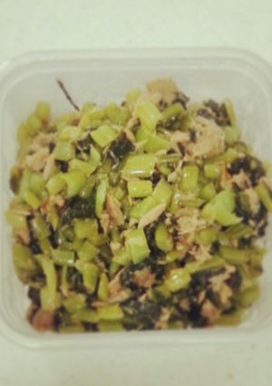 ご飯にあうあう！簡単野沢菜シーチキン炒め-レシピのメイン写真