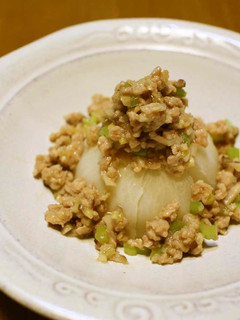 かぶの肉味噌そぼろがけ-レシピのメイン写真