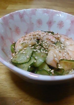 えびときゅうりの中華酢の物-レシピのメイン写真
