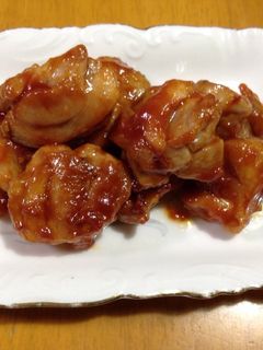 鶏もも肉ケチャップ炒め-レシピのメイン写真