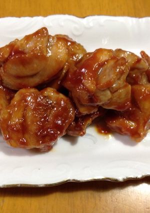 鶏もも肉ケチャップ炒め-レシピのメイン写真