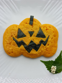 かぼちゃのホットケーキ♪ハロウィンに♪-レシピのメイン写真