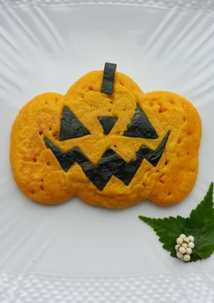 かぼちゃのホットケーキ♪ハロウィンに♪-レシピのメイン写真