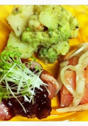 アボガド海老じゃがいものドレッシング和え-レシピのメイン写真