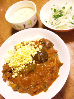 なすとひき肉のカレー♪-レシピのメイン写真
