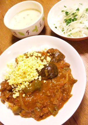 なすとひき肉のカレー♪-レシピのメイン写真