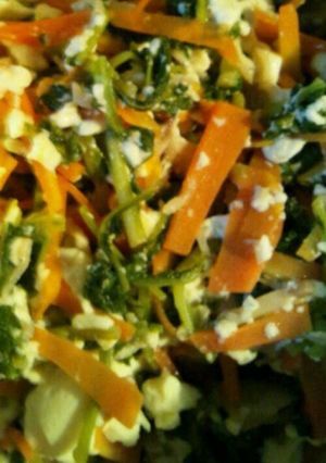 我が家の大根葉の豆腐炒め-レシピのメイン写真